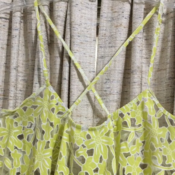 ASOS Sheer Floral Trapeze Mini Dress - Picture 2 of 7